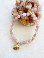 Rose Quartz Shell Octa Stretch