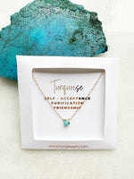 Turquoise Water Drop Necklace
