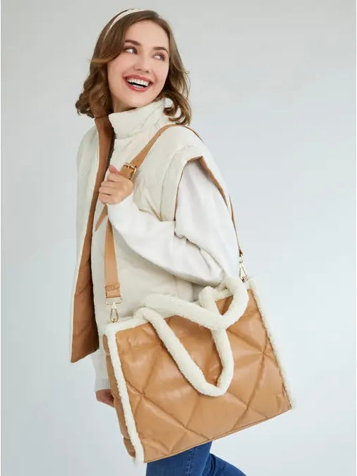 Sherpa Quilted Tote