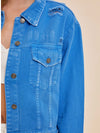 Persian Blue Denim Jacket