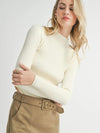 Bakery Ribbed Knit Sweater in Ivory