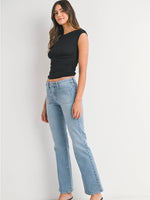 Mini Patch Pocket Bootcut