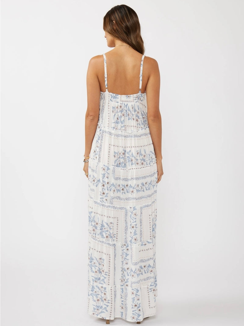 Paloma Patchwork Hi Lo Maxi Dress