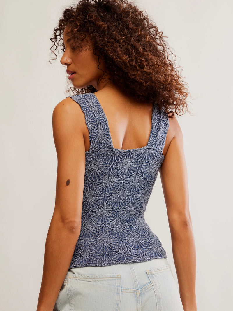 Love Letter Cami in Indigo Pura