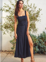 Heaven on Earth Buckle Maxi Dress