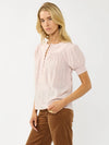 Puff Sleeve Blouse in Rose Water