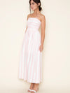 Pink Striped Maxi Dress