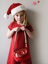 Sequin Red Velvet Bag