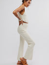 Ruby Sweater Pant in Raw White