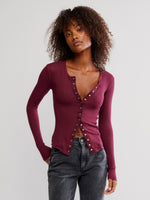 Going Places Cardigan in Acai