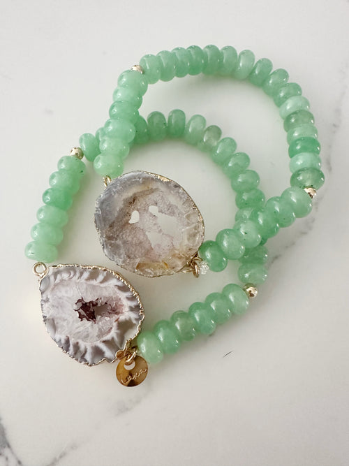 Candy Jade Chelsea Stretch Bracelet