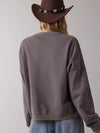 French Terry Lucky Horseshoe Sweatshirt