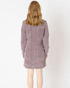 Cable Mock Neck Sweater Dress
