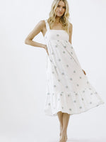 FINAL SALE Floral Eyelet Babydoll Dress