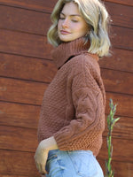 Fallen Leaves Chenille Sweater