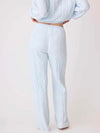 Cable Knit Lounge Pant in Blue