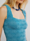 Love Letter Cami in Mineral Blue