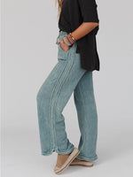 So Comfy Wide Leg Full Pant in Teal