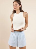 So Cal Gauze Short in Powder Blue