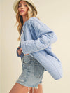 FINAL SALE Blue Cloud Quilted Jacket