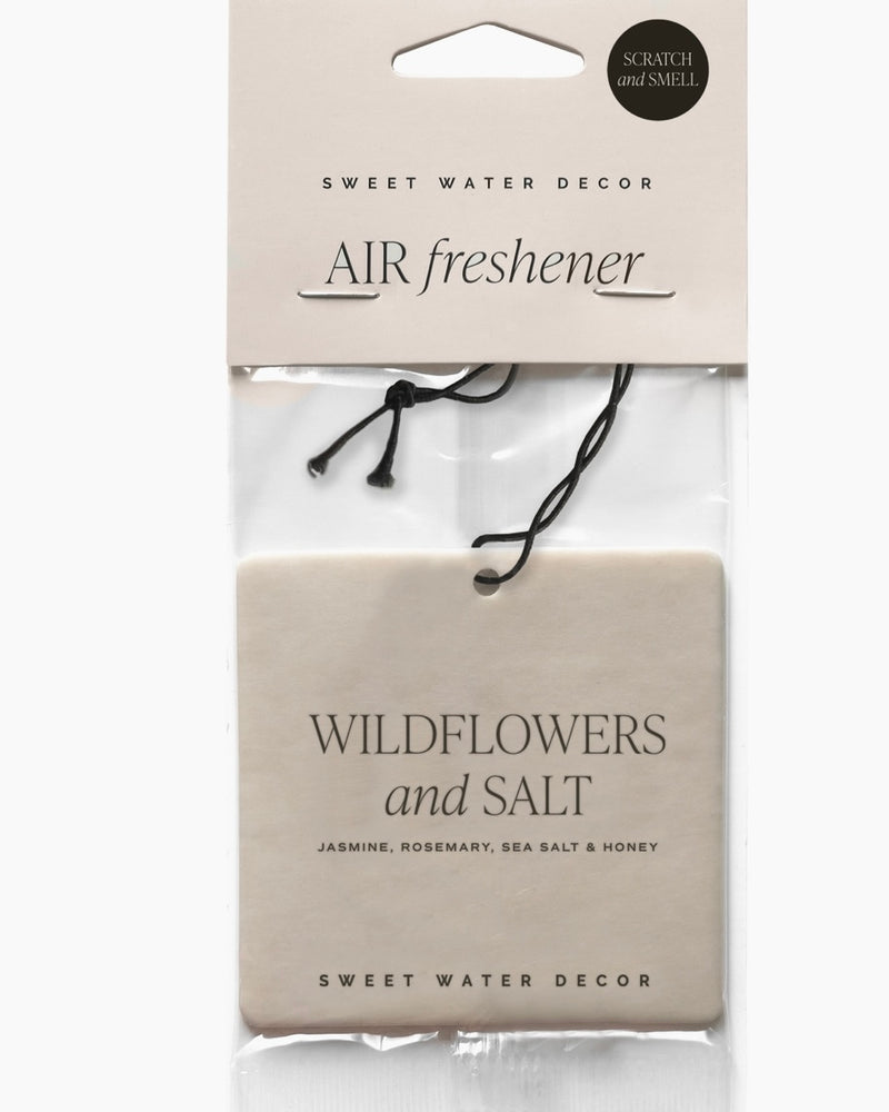 Wildflowers & Salt Hanging Air Fresehner