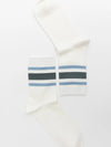 Retro Summer Crew Socks in Ivory