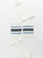 Retro Summer Crew Socks in Ivory