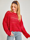 Long Sleeve Open Neck Sweater