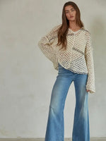 Keira Knit V-Neck Pullover