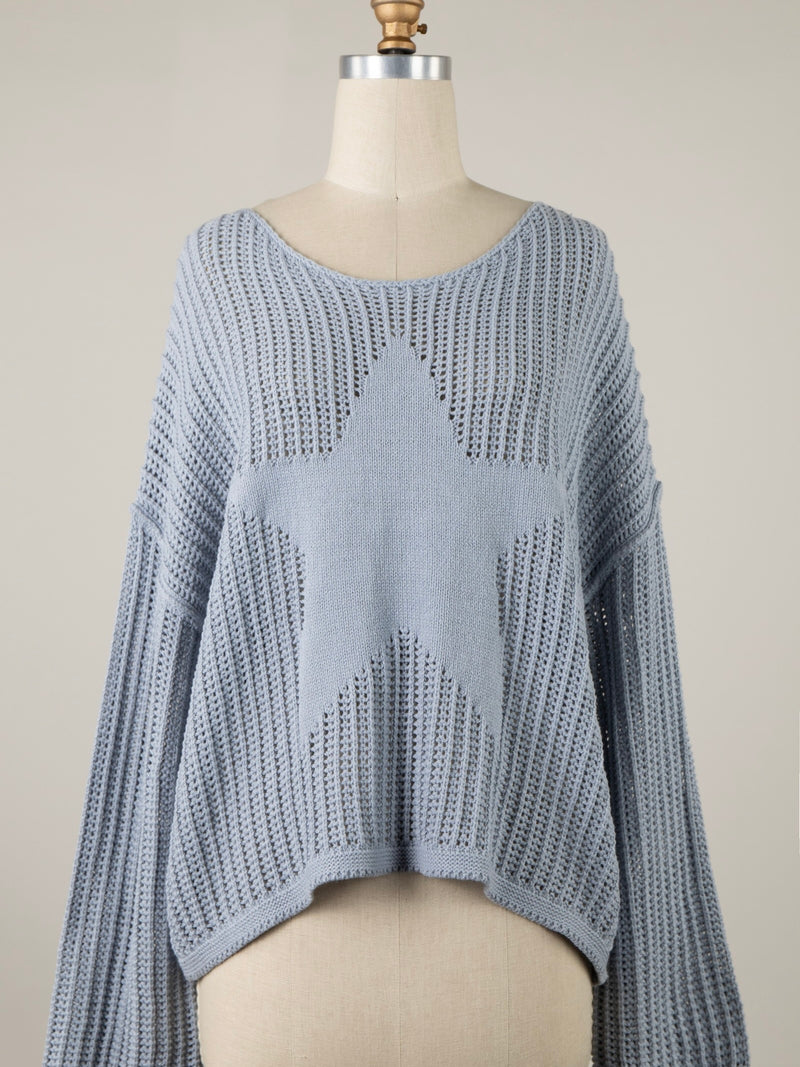Star Beach Cable Knit Sweater