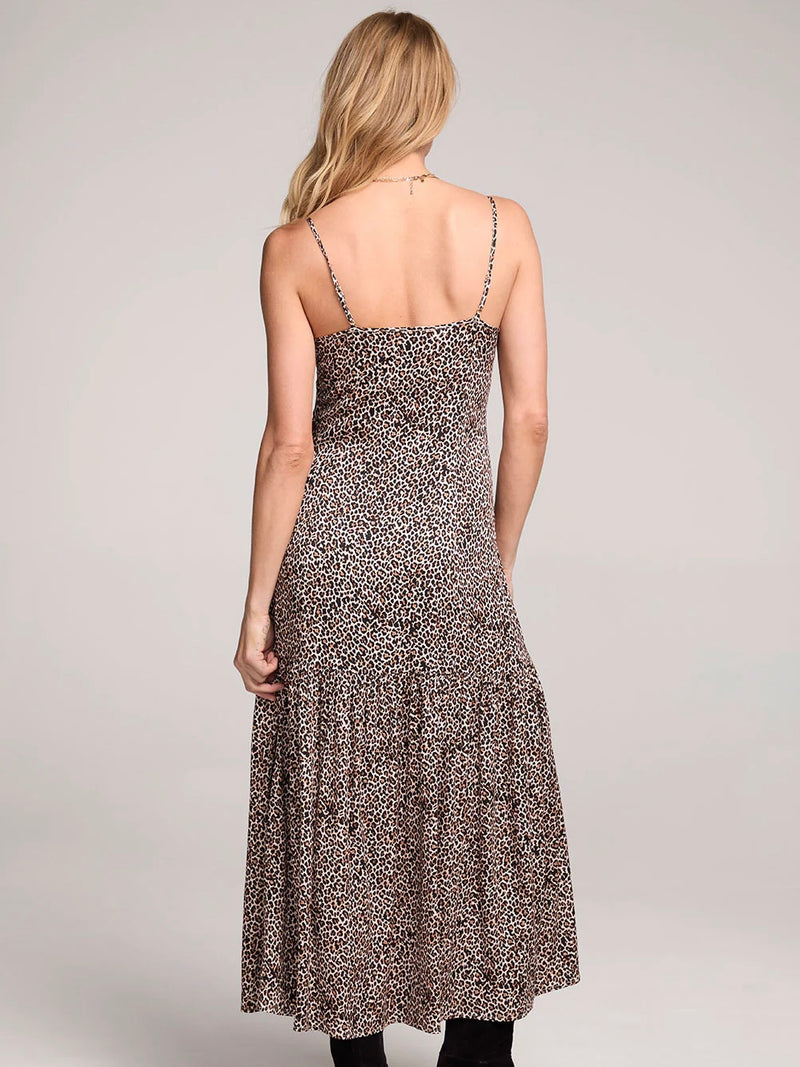 Marcela Leopard Midi Dress