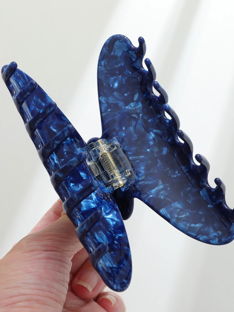 Denim Blue Large Claw Clip
