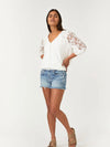 Crochet Lace Top in White
