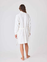 Cable Knit Robe in Ivory