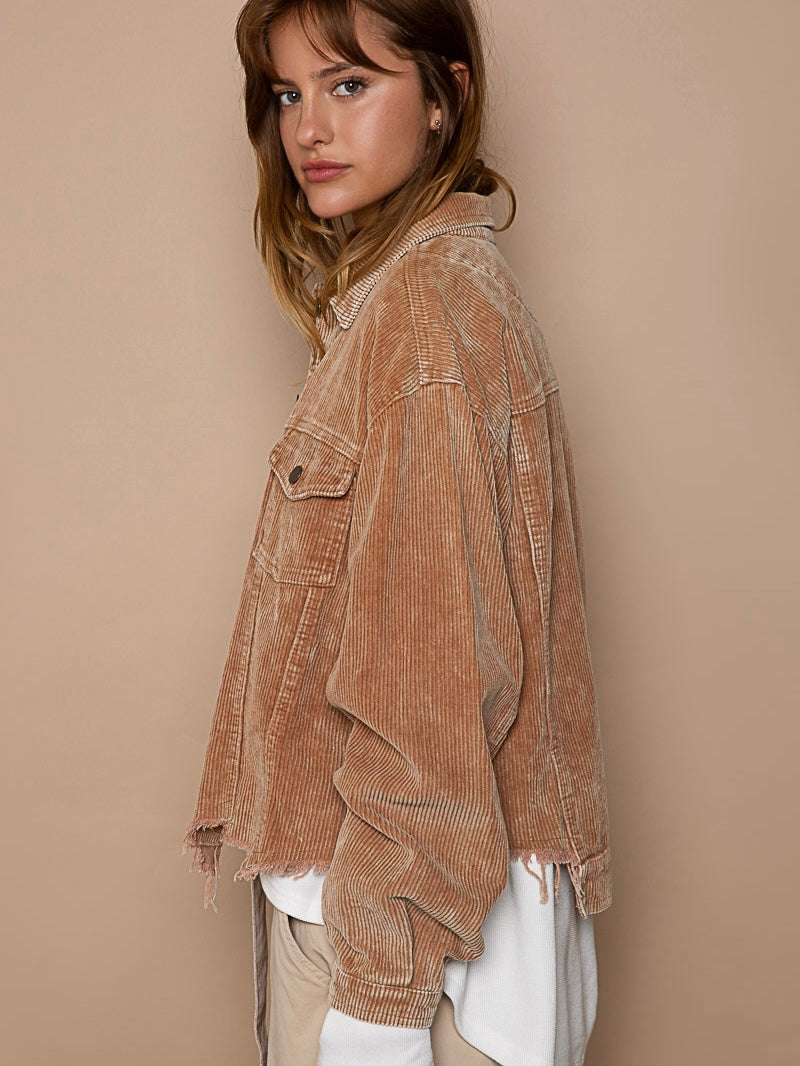 Corduroy Distressed Jacket