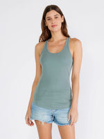 Micro Rib Tank in Sage