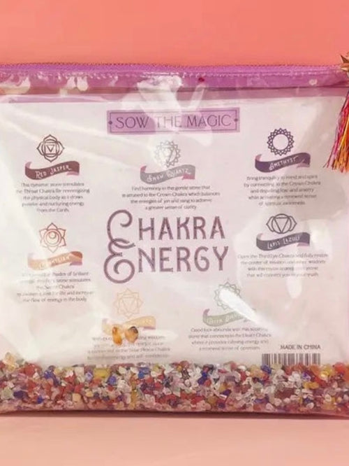 Chakra Energy Gemstone Pouch