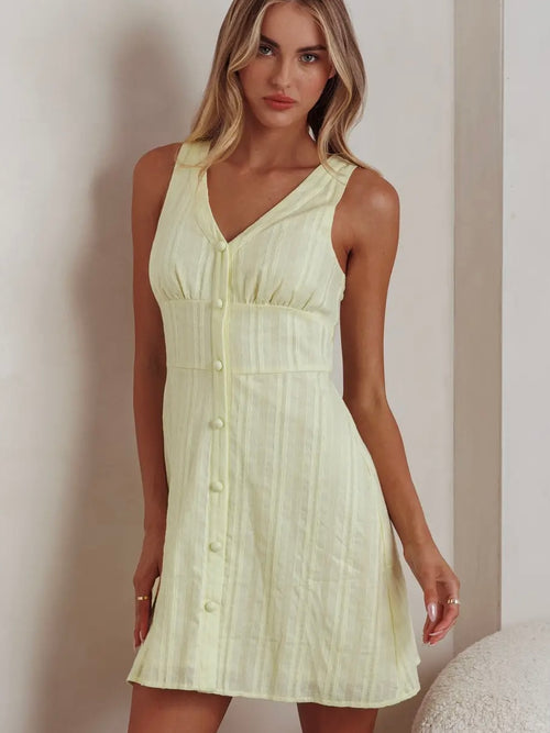 Lemons Mini Tank Dress