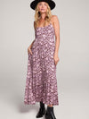 Rita Tank Midi Dress in Sangria