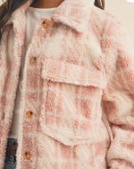 Luxa Little Pink Plaid Shacket