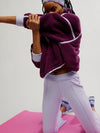 Mountain High Half Zip - Black Cherry Combo