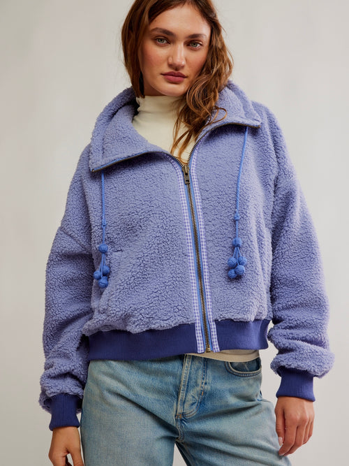 Alpine Sherpa in Periwinkle