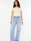 High Rise Wide Leg Jean