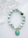 Ocean Agate & Amazonite Deka Stretch