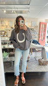 French Terry Lucky Horseshoe Sweatshirt