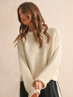 Round Neck Knit Asha Sweater