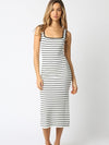 Palmer Low Back Striped Mini Dress