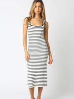 Palmer Low Back Striped Mini Dress