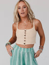Heatwaves Button Down Brami in Oatmeal