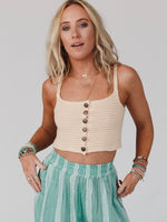 Heatwaves Button Down Brami in Oatmeal
